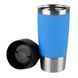 Термочашка Tefal Travel Mug, 360мл, диам60, t холл. 8г, гар.4г, нерж.сталь+пластик, голубой