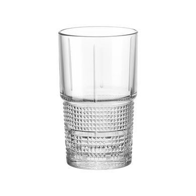 Набір склянок високих Bormioli Rocco Bartender Novecento, 405мл, h135мм, 6шт, скло, прозорий