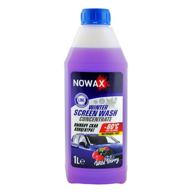 Омыватель стекла зимний Nowax концентрат Лесная Ягода Winter Screen Wash -80°C 1л