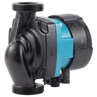 Насос циркуляционный энергосберегающий 5-60Вт Hmax 8м Qmax 63л/мин &Oslash;1&frac12;" 130мм + гайки &Oslash;1" AQUATICA GPA25-8/130 III (774062)