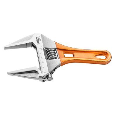 Ключ розвідний Neo&nbsp;Tools короткий&nbsp;185 мм, робочий діапазон 0-53 мм