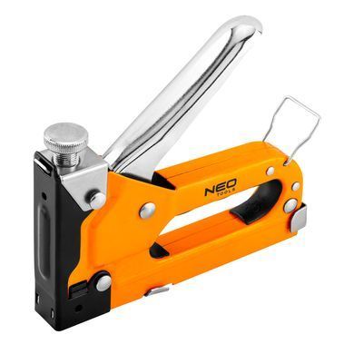 Степлер Neo Tools, 4-14 мм, тип скоб J/53, регулировка забивания скоб