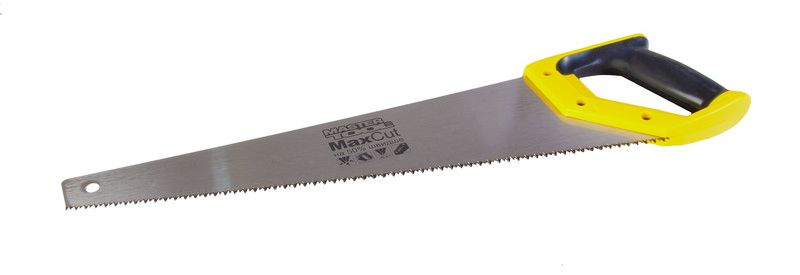 Ножовка столярная MASTERTOOL 450 мм 7TPI MAX CUT каленый зуб 3-D заточка полированная 14-2045