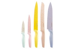 Набір ножів Ardesto Fresh 5 пр., нержавіюча сталь, пластик