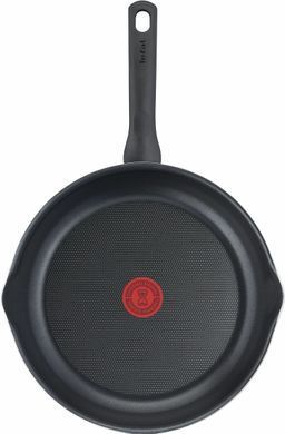 Сковорода з кришкою Tefal Day by Day, 24см, з кришкою, алюміній, бакеліт, скло, чорний
