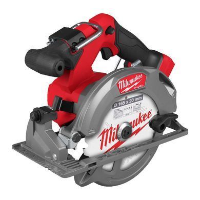 Пила ручная дисковая аккумуляторная MILWAUKEE, M18 FCS552-0X, диаметр 165мм (каркас, аксессуары, HDкейс)