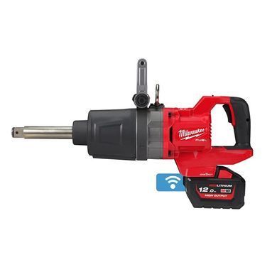 Гайковерт аккумуляторный бесщеточный 1'' MILWAUKEE, M18 ONEFHIWF1D-0C, 2711Нм, с кольцом (каркас, кейс)