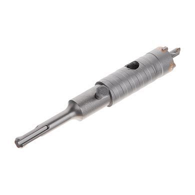 Комплект: Свердло корончасте по бетону 26 мм + Перехідник SDS Plus 100 мм INTERTOOL SD-7026