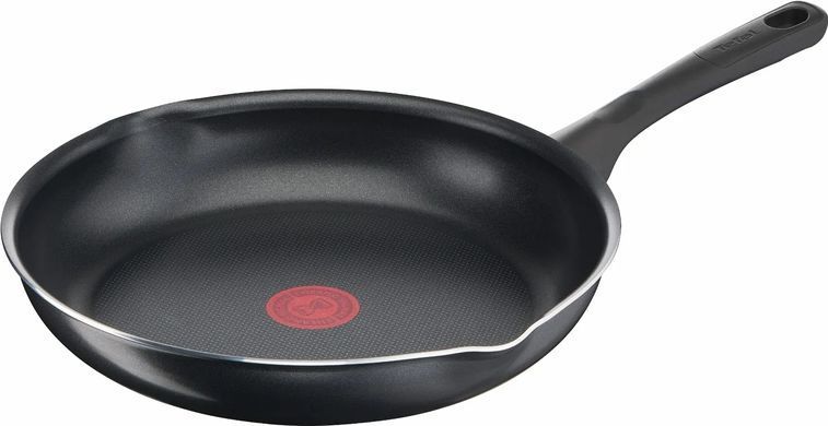 Сковорода з кришкою Tefal Day by Day, 24см, з кришкою, алюміній, бакеліт, скло, чорний