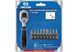 Набір вставок (біт) з тріскачкою 1/4", TORX, HEX, PH, 10 предметів