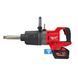 Гайковерт аккумуляторный бесщеточный 1'' MILWAUKEE, M18 ONEFHIWF1D-0C, 2711Нм, с кольцом (каркас, кейс)