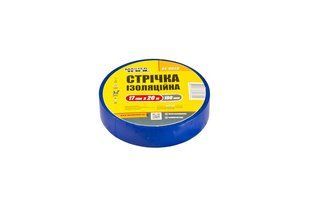 Стрічка ізоляційна MASTERTOOL 0.15 мм 17 мм 20 м 10 шт синя 44-9020