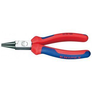 Круглогубцы фосфатированные, черного цвета 140 мм. Knipex 22 02 140