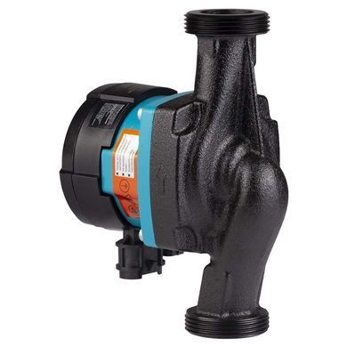 Насос циркуляционный энергосберегающий 5-60Вт Hmax 8м Qmax 63л/мин &Oslash;1&frac12;" 180мм + гайки &Oslash;1" AQUATICA GPA25-8/180 III (774063)