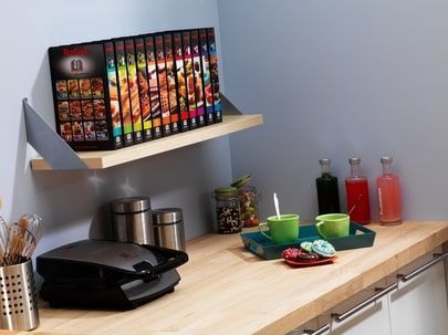 Мультимейкер Tefal Snack collection 700Вт, тефлон, 3 пластини, корпус-нержав.сталь/пластик, чорний