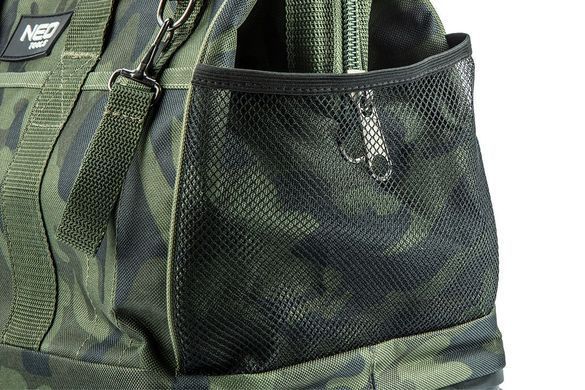 Сумка Neo Tools CAMO, туристична, камуфляжна, нейлон 600D, посилена, 40x22x33см