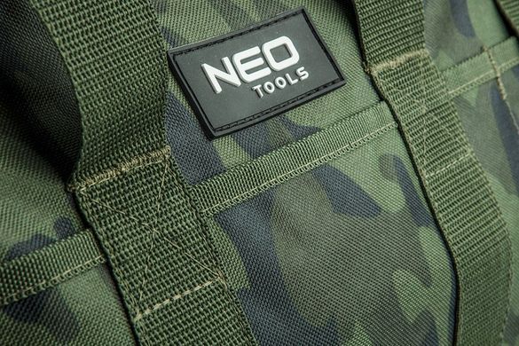 Сумка Neo Tools CAMO, туристична, камуфляжна, нейлон 600D, посилена, 40x22x33см