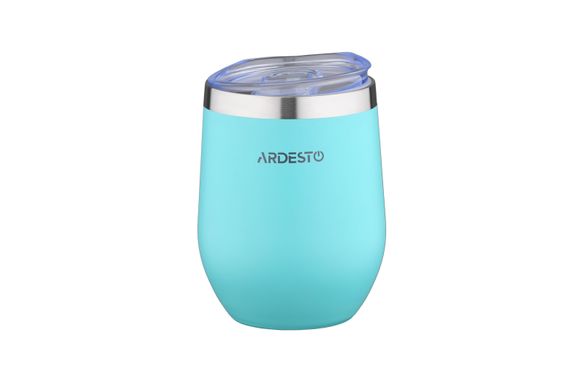 Термокухоль Ardesto Compact Mug 350 мл, нержавіюча сталь, блакитний