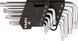 Ключі Torx TOPEX, набір 9 од., T10-T50, короткі