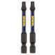Бита IMPACT PRO 1/4"/57мм TX25 2шт, IRWIN