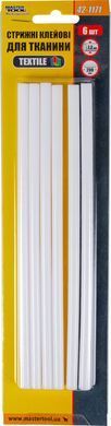 Стержни клеевые MASTERTOOL TEXTILE 7.2х200 мм 6 шт для ткани 42-1171