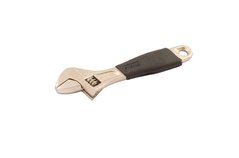 Ключ розвідний MASTERTOOL 150 мм 0-20 мм з обгумованою ручкою 76-0121