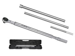 Ключ динамометричний 1" 500-2500 NM подвійна установка, гумова ручка