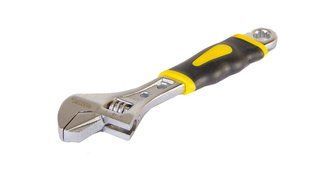 Ключ разводной MASTERTOOL 150 мм 0-24 мм с двухкомпонентной ручкой переставная губка 76-0421