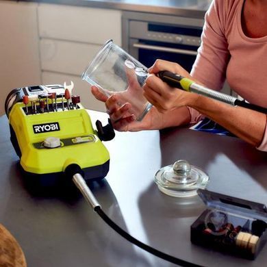 Шлифмашина прямая RYOBI ONE+ R18RT-0, 18В, (без АКБ и ЗУ)