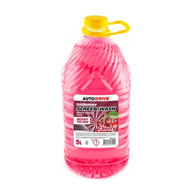 Омивач скла літній AutoDrive Summer Screen Wash Cherry PET 5л