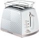 Тостер Russell Hobbs GrooWe 2 Slice 850Вт, підігрів, розморож., пластик, білий