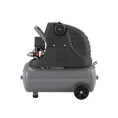 Компрессор 24 л, 1.5 кВт, 220 В, 8 атм, 206 л/мин. INTERTOOL PT-0009