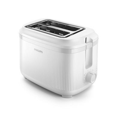 Тостер Philips Series 3000 900Вт, пластик, підігрів,разморозка, білий