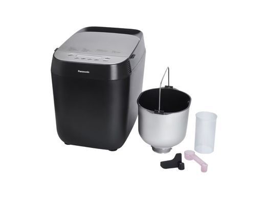 Хлебопечка Panasonic 700Вт, программ-18, макс.вес -1кг, форма-круг, пластик, черный
