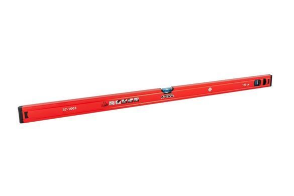 Уровень MASTERTOOL 100 см 2 капсулы 0.5 мм/м фрезерованная поверхность 37-1003