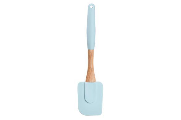 Лопатка Ardesto Tasty Baking, 26.7см, силікон, дерево, блакитний