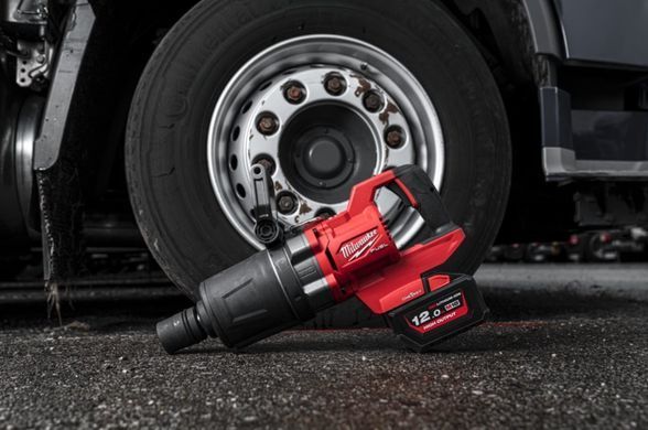 Гайковерт аккумуляторный бесщеточный 1'' MILWAUKEE, M18 ONEFHIWF1DS-0C, 2711Нм, с кольцом (каркас, кейс)
