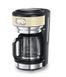 Кофеварка Russell Hobbs капельная Retro, 1,25л, молотая, ретро шкала, черно-бежевый
