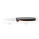 Кухонний ніж для овочів Fiskars Functional Form, прямий, 8см, нержавіюча сталь, пластик, чорний
