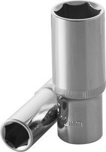 Головка торцевая глубокая 1/2"DR 19мм, 112119 ОMBRA