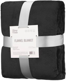 Плед Ardesto Flannel 160х200см, 100% поліестер, чорний
