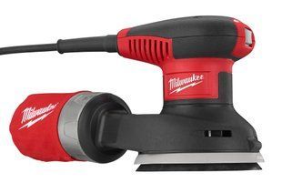 Шлифмашина эксцентриковая MILWAUKEE, ROS 125 E, 300Вт, диаметр 125мм (шлифбумага, пылесборник, кабель, сумка)
