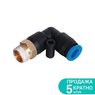 Штуцер цанговий (кутовий) &Oslash;8мм МТ 1/4" SIGMA (7027131)