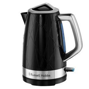 Электрочайник Russell Hobbs Structure, 1.7л, пластик, черно-серебристый