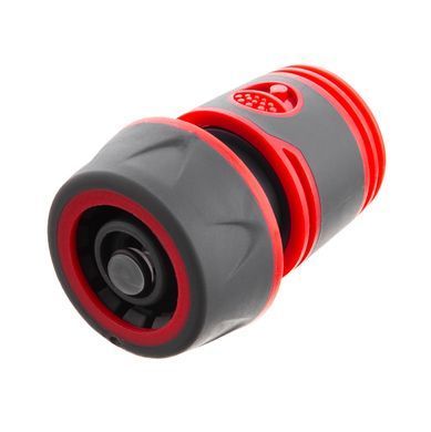 Конектор з аквастопом 1/2" для шлангу 3/4" INTERTOOL GE-1120