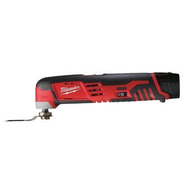 Инструмент многофункциональный аккумуляторный MILWAUKEE, C12 MT-202B (зарядное устройство С12 С, 2 аккумулятора М12 В2 2Ач, ключ, Полотно, шлифподошва, шлифлисты 16шт, сумка)