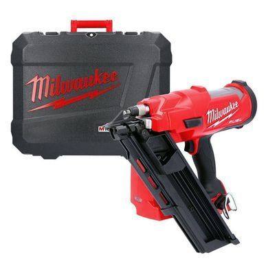 Пістолет цвяхозабивний акумуляторний безщітковий MILWAUKEE, M18 FFN-0C, 50-90мм (каркас, кейс)