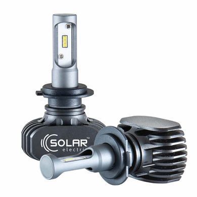 Автолампа LED Solar H7 12/24V 6000K 4000Lm 50W Seoul CSP 19x19