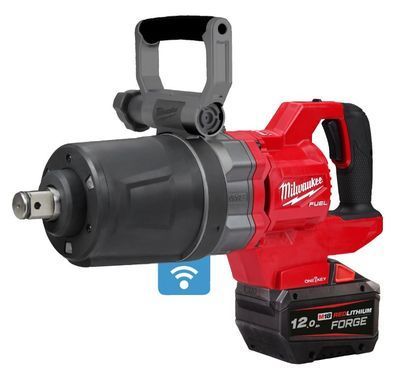 Гайковерт аккумуляторный бесщеточный 1'' MILWAUKEE, M18 ONEFHIWF1DS-121C, 2711Нм (зарядное устройство M12-18 FC, 1 аккумулятор FB12 12 Ач, кейс)