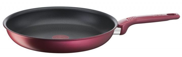 Сковорода Tefal Daily Chef, 24см, покриття Titanium, алюм., індукція, Thermo-Spot, червоний